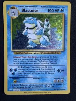 Blastoise 003/034 Holo Classic Collection Trading Card Game Classic Pokemon NM - Image 1
