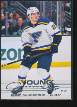 2025-26 Upper Deck Series 1 Jimmy Snuggerud YG Young Guns #207 Rookie RC C880 - Image 1