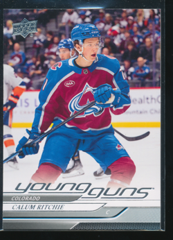2024-25 Upper Deck Series 2 Calum Ritchie YG Young Guns #477 Rookie RC C842 - Image 1