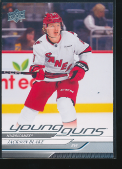 2024-25 Upper Deck Series 2 Jackson Blake YG Young Guns #470 Rookie RC C858 - Image 1