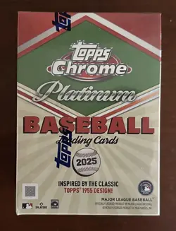 2025 Topps Chrome Platinum Baseball Blaster Box Sealed LOT OF 18 - Image 1