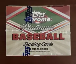 2025 Topps Chrome Platinum Baseball Blaster Box Sealed LOT OF 18 - Image 4