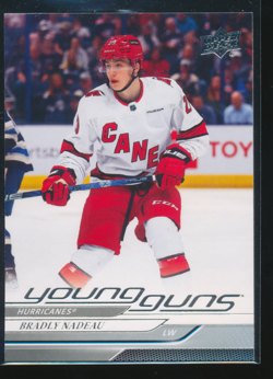 2024-25 Upper Deck Series 1 Bradly Nadeau YG Young Guns #208 Rookie RC C849 - Image 1