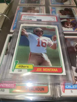 1981 Topps Football Complete Set in a Collector’s Binder Joe Montana PSA 5 - Image 1
