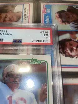 1981 Topps Football Complete Set in a Collector’s Binder Joe Montana PSA 5 - Image 2