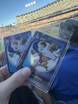 2026 ONE PIECE LOS ANGELES DODGERS MONKEY D LUFFY DON CARD PROMO 7/2/26 SEALED - Image 2
