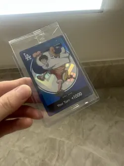 2026 ONE PIECE LOS ANGELES DODGERS MONKEY D LUFFY DON CARD PROMO 7/2/26 SEALED - Image 4