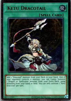 Ketu Dracotail OP29-EN003 OTS Tournament Pack 29 Yu-Gi-Oh Unlimited NM - Image 1