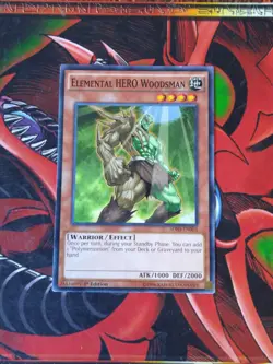 Elemental HERO Woodsman - SDHS-EN003 - Common - 1st Edition Yugioh LP - Image 1