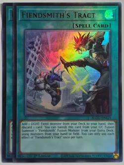 Yugioh Fiendsmith's Tract BLGG-EN125 Ultra Rare 1st Edition - Image 1