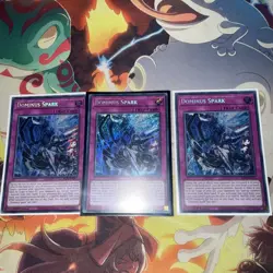 Yu-Gi-Oh x3 Dominus Spark Secret Rare BLZD-EN077 1st Edition Mint (Playset!) - Image 1