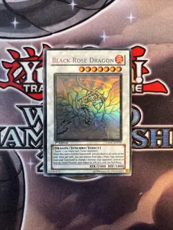 Black Rose Dragon CSOC-EN039 1st Edition Ghost Rare Yu-Gi-Oh MP - Image 1