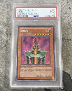 2003 Yu-Gi-Oh Jinzo PSA Mint 9 Booster P. Tin BPT-011 #011 - Image 1