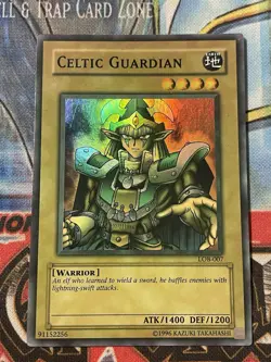 Yu-Gi-Oh Faded Celtic Guardian LOB-007 MP - Image 1