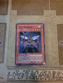 YUGIOH TCG MAX WARRIOR SOVR-EN003 SUPER UNLIMITED ED NM - Image 1