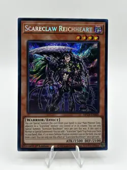 Yugioh Scareclaw Reichheart MP23-EN068 Secret Rare 1st Ed NM - Image 1