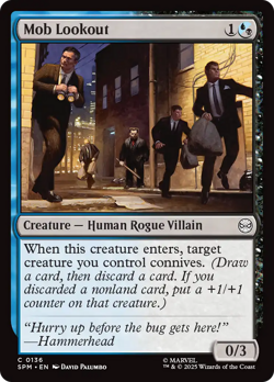 Mob Lookout (FOIL) x1 - MTG Marvel's Spider-Man SPM #136 - Image 1