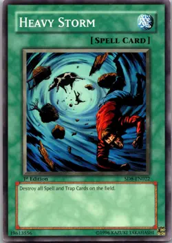 Heavy Storm SD8-EN022 Structure Deck: Lord of the Storm Yu-Gi-Oh Unlimited LP - Image 1