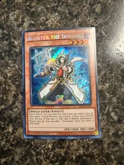 Yugioh Aleister The Invoker - RA04-EN024 - 1st Ed. Secret Rare - NM - Image 1