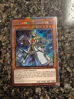 Yugioh Aleister The Invoker - RA04-EN278 - Platinum Secret Rare - NM - Image 1