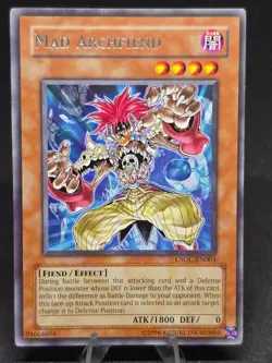 Yu-Gi-Oh! Mad Archfiend CSOC-EN003 Crossroads of Chaos Rare NM - Image 1