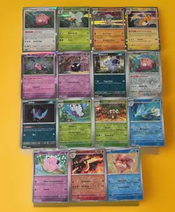 Nintendo Pokemon TCG 151 14 Card Holo/Reverse Holo Lot Chansey Raichu Mr Mime - Image 1