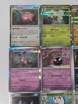 Nintendo Pokemon TCG 151 14 Card Holo/Reverse Holo Lot Chansey Raichu Mr Mime - Image 2