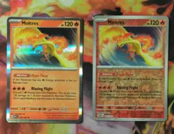 Moltres 146/165 Holo + Reverse holo NM Scarlet Violet 151 2023 Pokemon Card Lot - Image 1