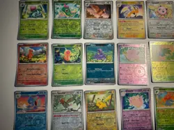 Pokemon TCG 151 Bulk Card Job Lot Reverse Holographic Cards (52 cards) - Image 1