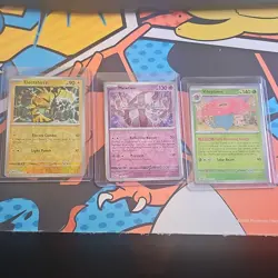 Pokemon TCG Scarlet & Violet 151 3-Card Lot: Mewtwo Electabuzz Vileplume - Image 1