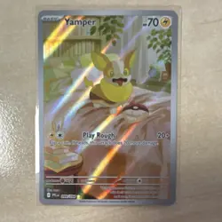 Pokemon TCG Paldea Evolved/151 6-Card Lot Full Art Holo English Yamper - Image 2