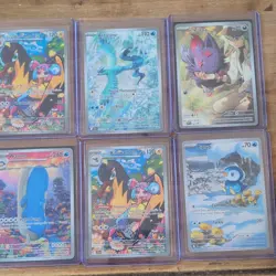 Pokemon TCG Scarlet & Violet 151 Holo Full Art 11-Card Lot Alakazam - Image 4