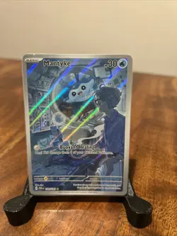 Mantyke 189/182 Illustration Rare Paradox Rift Pokemon Exc - Image 1