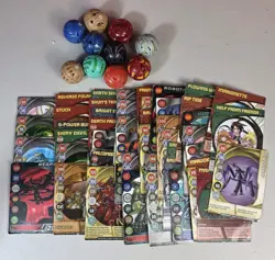 Bakugan Card Lot Lot of 49 Cards And Mixed Figures - Image 1