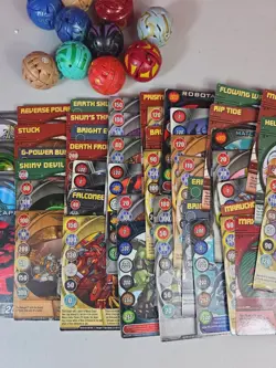 Bakugan Card Lot Lot of 49 Cards And Mixed Figures - Image 4
