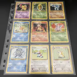 Vintage ⭐Complete Pokemon Base Set Common Uncommon Cards 1999⭐Pokemon Base set - Image 3