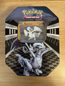 Lot of 100 Pokemon TCG Cards with Reshiram Pokemon Tin and Reshiram 2011 - Image 1