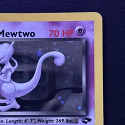 Rocket’s Mewtwo 14/132 Pokemon TCG Gym Challenge Holo Foil Rare Card Played MP- - Image 3