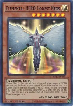 Yugioh - Elemental HERO Honest Neos Blue 1st Edition Ultra Rare - Free Holo Card - Image 1