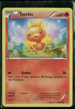 Torchic - 25/160 (Sheen Holo) Miscellaneous Cards & Products 025/160 Holo NM - Image 1