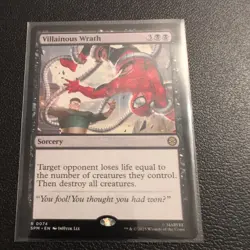 x1 Villainous Wrath R MTG Marvel's Spider-Man M/NM, English - Image 1