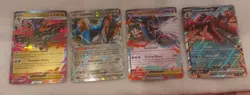 4 X Chaos Rising Ex Pokemon Cards - Image 1