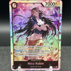 Nico Robin OP12-087 SR Legacy of The Master One Piece Card - Image 1