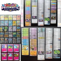 Prismatic Evolutions Complete NM Master Base Set C/UC/R/EX/Rev/ACE (247 Cards) - Image 1