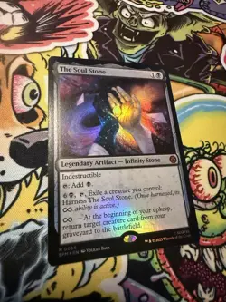 The Soul Stone Foil Light Play English Magic The Gathering MTG - Image 1