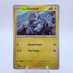 Alolan Geodude 044/159 Common Journey Together Pokemon Card TCG - Image 1