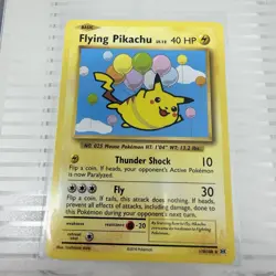 Flying Pikachu 110/108 Pokemon Card – Rare Promo – Collector’s Item - Image 1