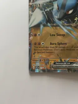 Pokemon Scarlet And Violet Lucario EX Holo Card Black Star Promo - SVP 017 MP - Image 2