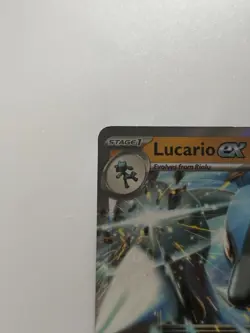 Pokemon Scarlet And Violet Lucario EX Holo Card Black Star Promo - SVP 017 MP - Image 3