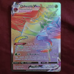 Orbeetle VMAX & Cyclizar Pokemon Holo 2-Card Lot 186/185 195/091 EN TCG - Image 1